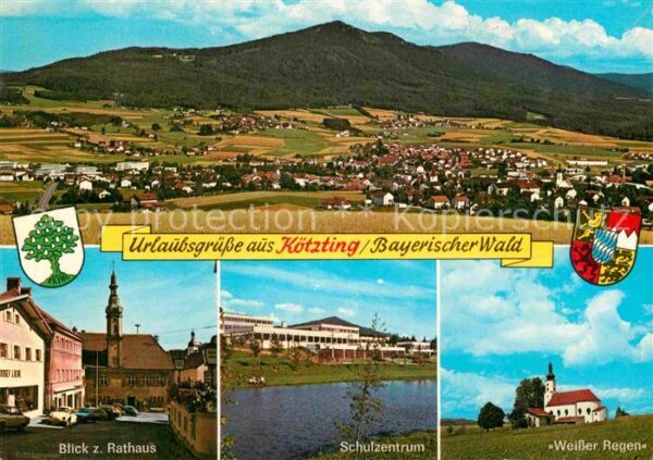 Koetzting Panorama Rathaus Schulzentrum Weisser R