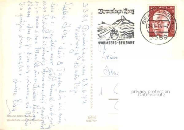 Braunlage Wandelhalle mit Musikpavillon Höhenluft – Bild 2