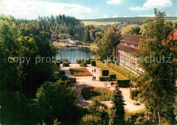 Braunlage Blick zum Kurpark