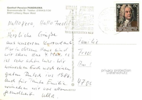 Lohberg Lam Gasthof Pension Panorama Bayerischer Wa – Bild 2