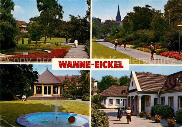 Wanne-Eickel Kurpark Promenade Pavillon