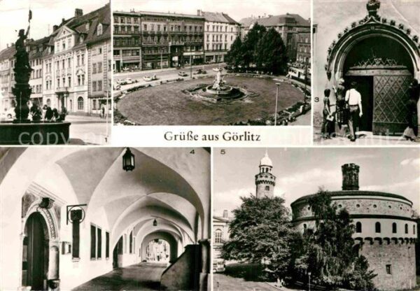 Goerlitz Sachsen Information Leninplatz Platz der Befrei
