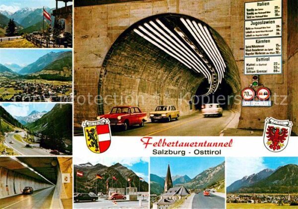 Salzburg Oesterreich Felbertauern Tunnel Pass Thurn Mittersi