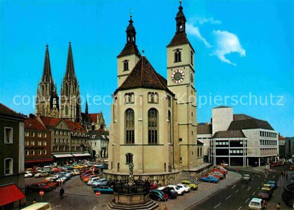 Regensburg 2000jährige Stadt Dom Neupfarrkirche Ne