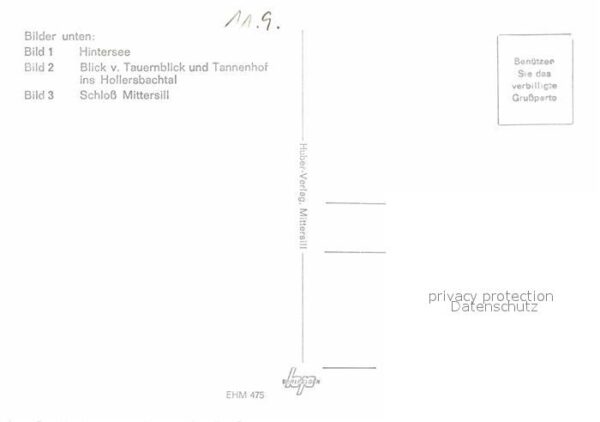 Mittersill Oberpinzgau Felbertauernstrasse Pass Thurn Bergsee – Bild 2