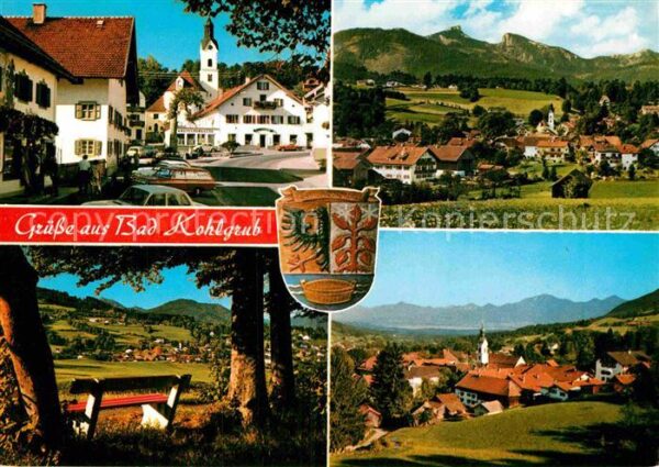 Bad Kohlgrub Panorama Stahl und Moorbad Ortsansicht