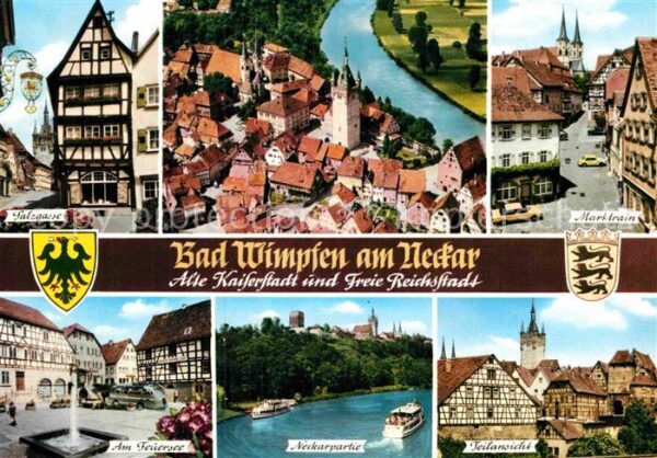 Bad Wimpfen Salzgasse Marktrain Altstadt Fachwerk K