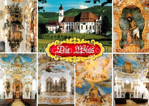 Steingaden Oberbayern Die Wies Wallfahrtskirche Fresken