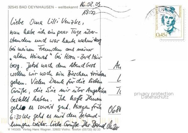 Bad Oeynhausen Kirche Theater Kurpark Denkmal Büste Th – Bild 2