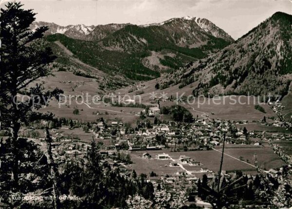 Ruhpolding Panorama mit Hochfelln Chiemgauer Alpen