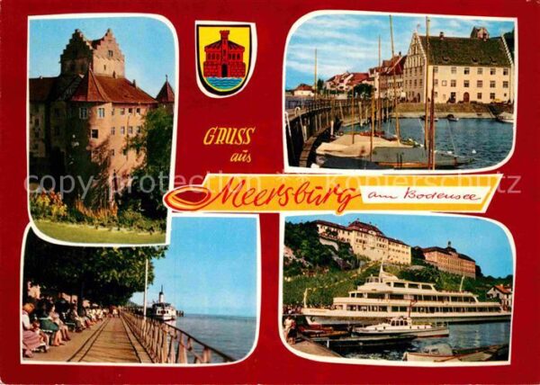 Meersburg Bodensee Schloss Promenade Hafen Fähre