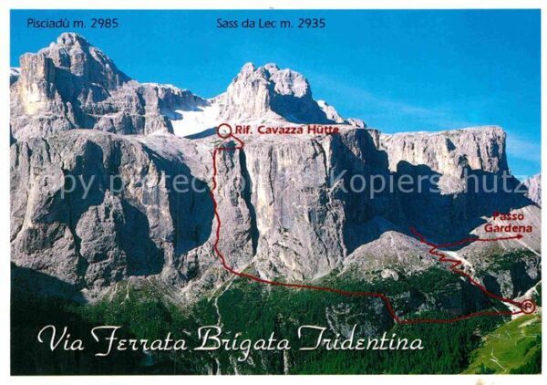 Sellagruppe Via Ferrata Brigata Tridentina Gebirgsp