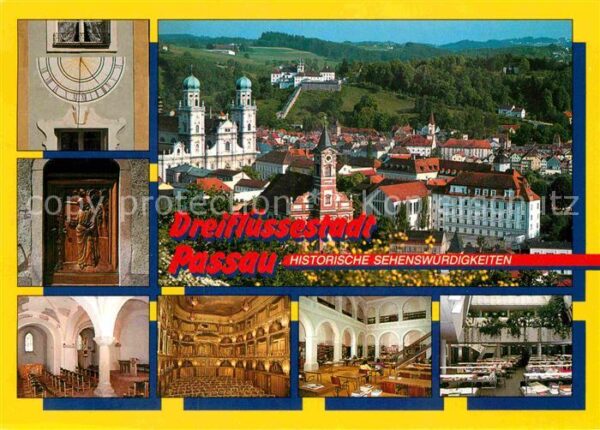 Passau Stadtbild Dreiflüssestadt Historische S