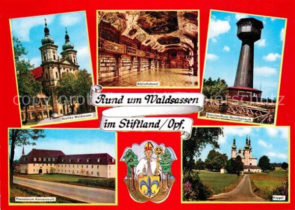 Waldsassen Basilika Theresianum Bibliotheksaal Gre