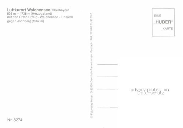 Walchensee Panorama Blick gegen Jochberg Alpen Hub – Bild 2