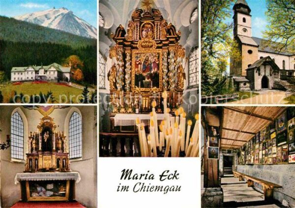 Maria Eck Kloster Wallfahrtskirche Innenansichten