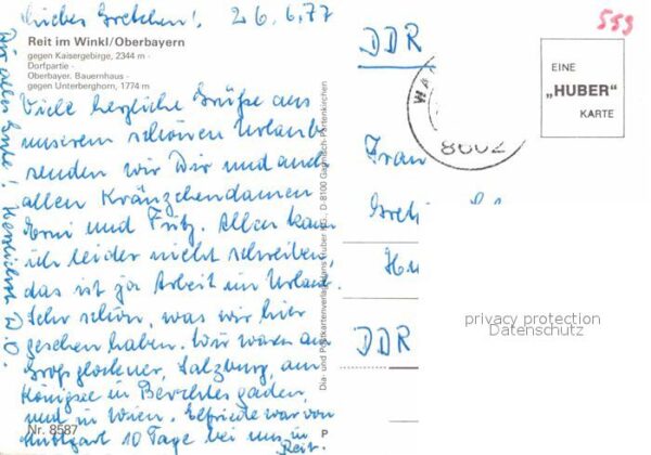 Reit Winkl Panorama Blick gegen Kaisergebirge Dorf – Bild 2