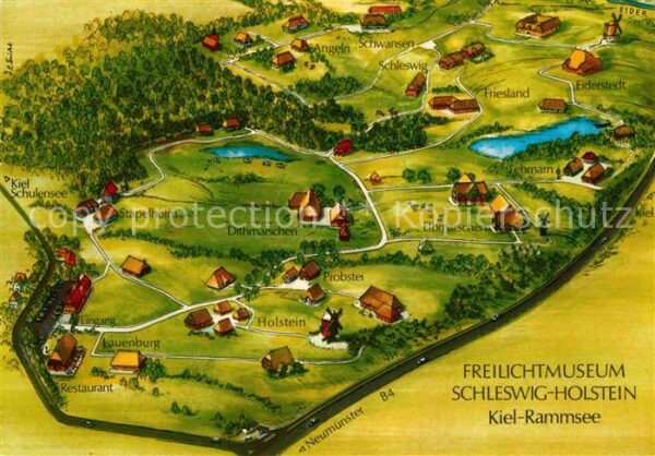 Rammsee Kiel Lageplan Freilichtmuseum
