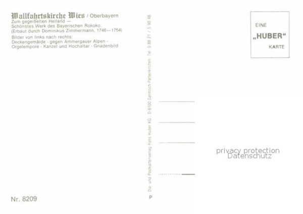 Steingaden Oberbayern Wallfahrtskirche Wies Fresken Huber Kar – Bild 2