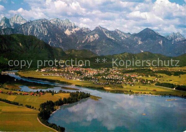 Fuessen Allgaeu Höhenluftkurort Allgäuer Alpen Fliegera