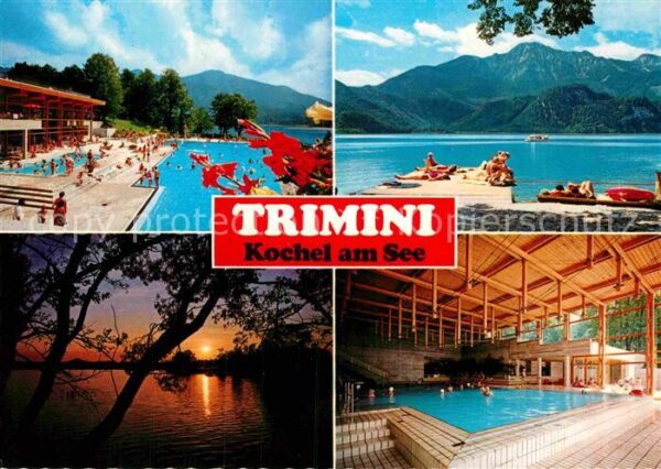 Trimini Kochelsee Freibad Badesteg am See Hallenbad Sonne