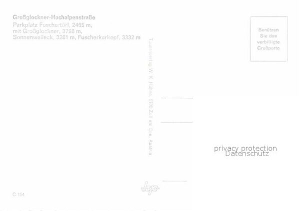 Grossglockner Hochalpenstrasse Parkplatz Fuschertörl – Bild 2