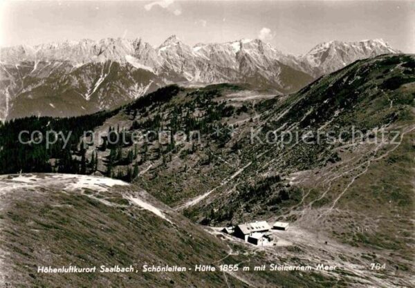 Saalbach-Hinterglemm Schönleitenhütte mit Steinernem Meer
