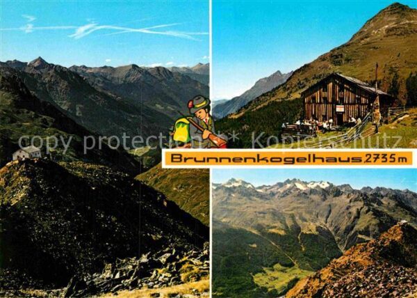 Oetztal Tirol Brunnenbergalm Brunnekogelhaus Ötztal A