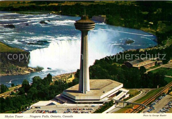 Niagara Falls Ontario Skylon Tower aerial view