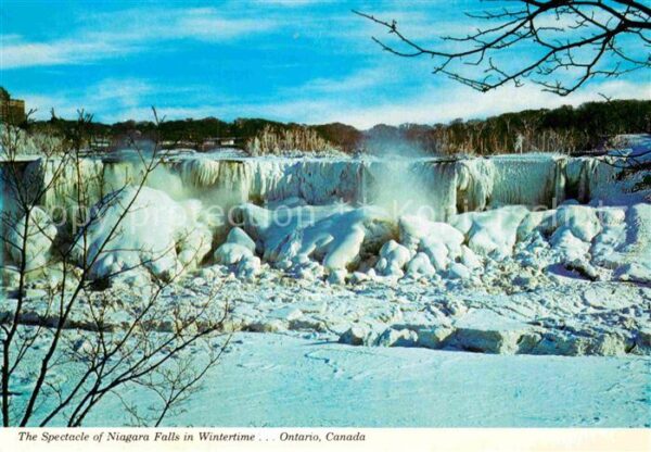 Niagara Falls Ontario in wintertime