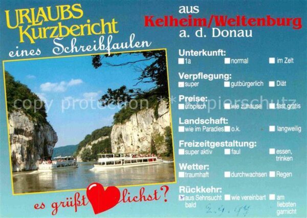 Weltenburg Kelheim Donaudurchbruch beim Kloster Ausflugsda
