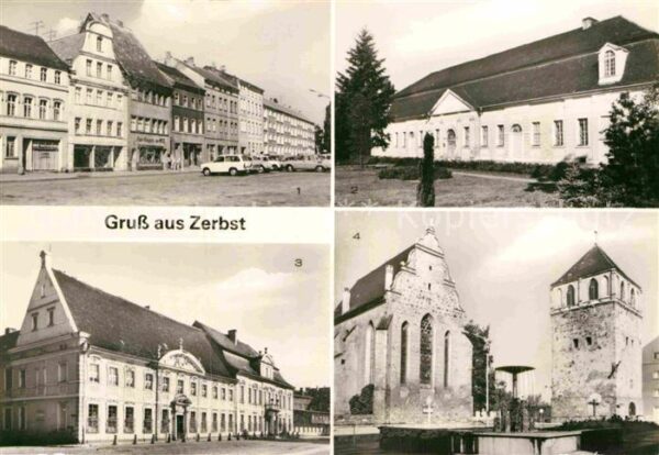 Zerbst Markt Stadthalle Max Sens Oberschule Tu
