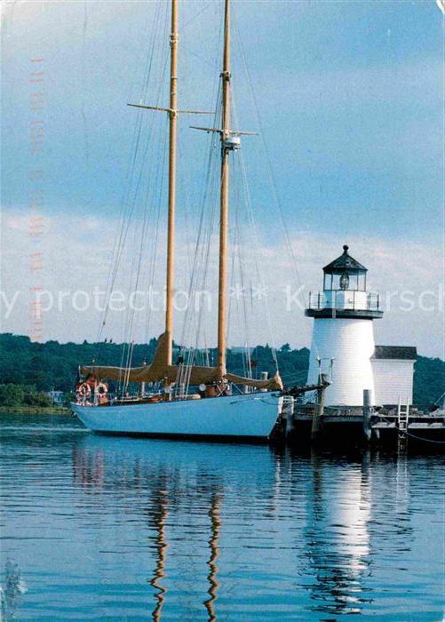 Mystic Connecticut Schooner Brilliant Brant Point Lighthou