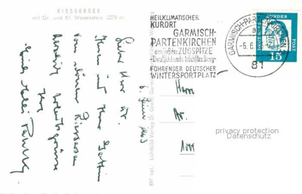 Riessersee gegen Waxensteine Wettersteingebirge – Bild 2