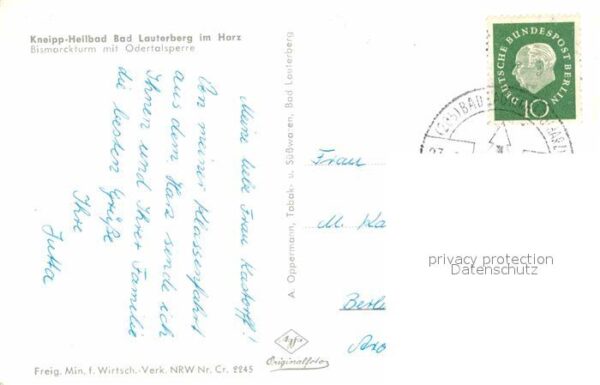Bad Lauterberg Bismarckturm Odertalsperre Fliegeraufna – Bild 2