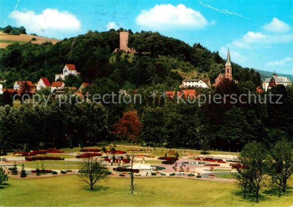Bad Soden-Salmuenster Neuer Kurpark Stolzenberg Burgruine