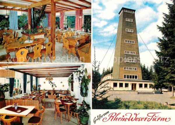 Oberhundem Rhein Weser Turm Restaurant Aussichtstu