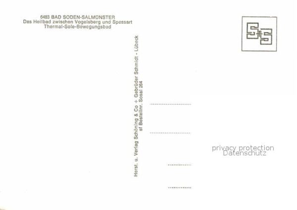 Bad Soden-Salmuenster Thermal Sole Bewegungsbad Heilbad zwisc – Bild 2