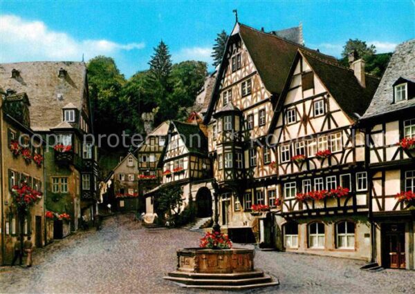 Miltenberg Main Historischer Marktplatz Brunnen 15. Jhd