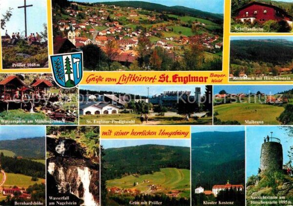 St Englmar und Umgebung Wasserfall Aussichtsturm K