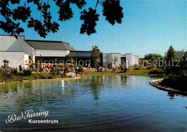 Bad Fuessing Kurzentrum Parkanlage mit neuem Kurhaus