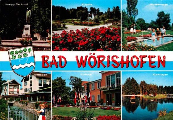 Bad Woerishofen Kneipp Denkmal Kurpark Wassertreten Kur