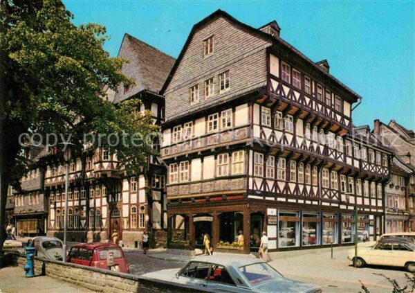 Goslar Marktstrasse Fachwerkhäuser