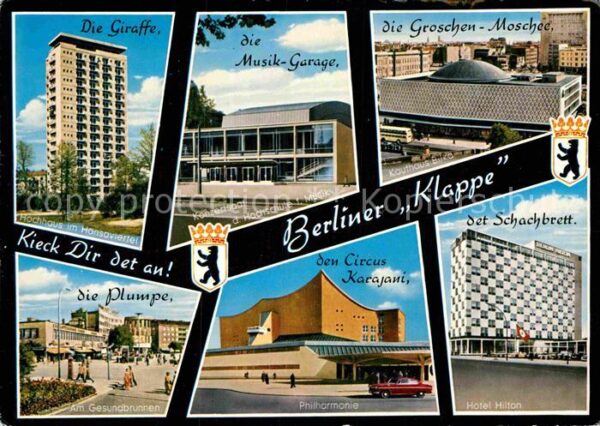 Berlin Berliner Klappe Giraffe Musikgarage Gro