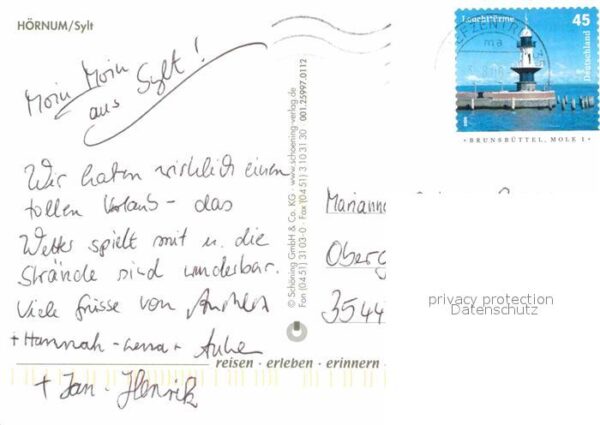 Hoernum Sylt Hafen Wohnhäuser Leuchtturm Seehund Fli – Bild 2