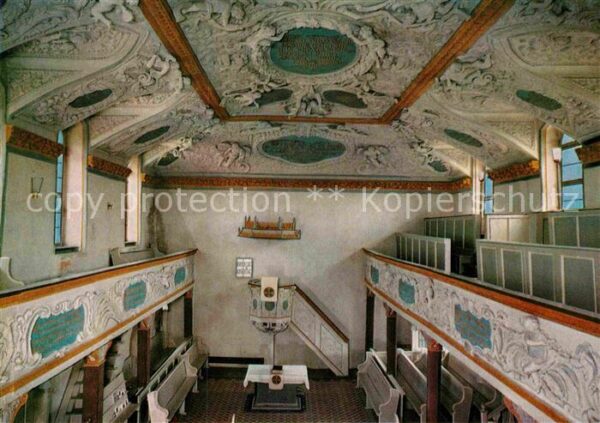 Greifenstein Hessen Schlosskirche Innenansicht erbaut 17. J
