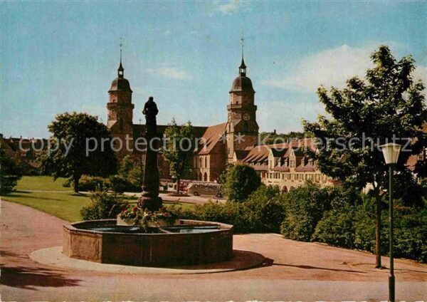Freudenstadt Unterer Marktplatz Brunnen Kirche Kuror
