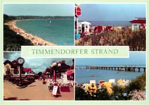 Timmendorfer Strand Ostseeheilbad Strand Seebrücke Stranduh