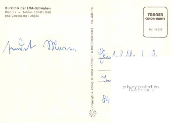 Lindenberg Allgaeu Kurklinik der LVA Schwaben Winterpanora – Bild 2