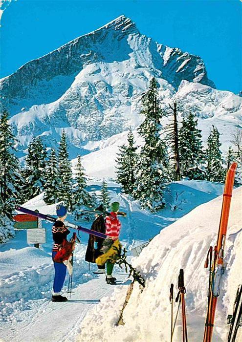 Kreuzeck Wintersportplatz Alpspitze Wettersteing